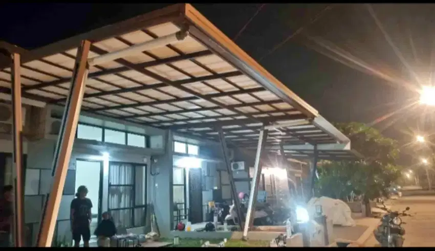 Kanopi bajaringan rumah