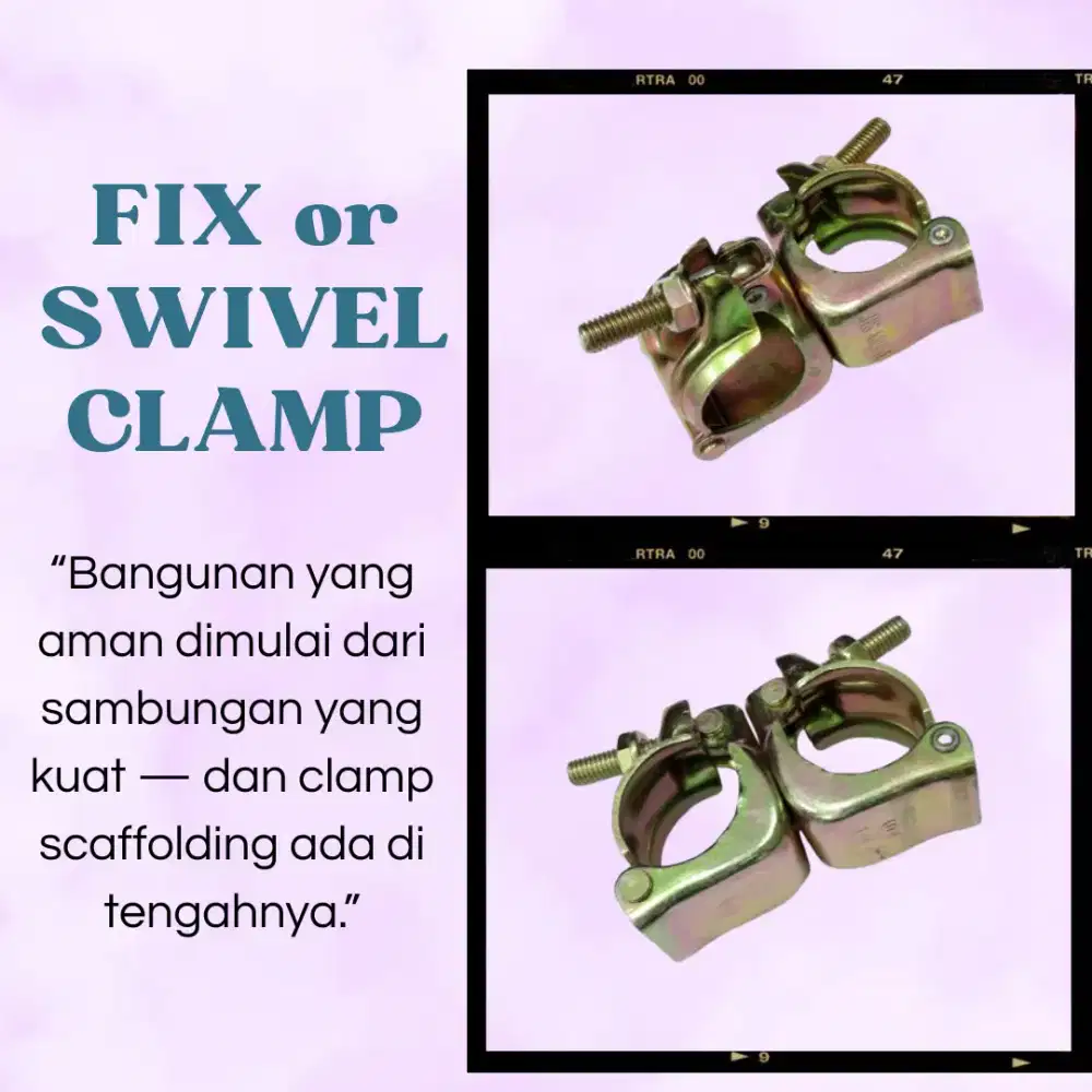 Clamp JIS pipa Galvanis