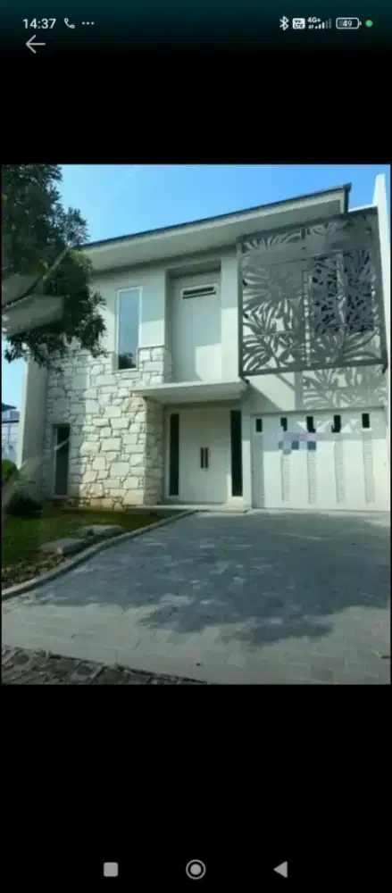 Dijual Rumah Mansion Baru Pakuwon Indah minimalis dekat Citraland