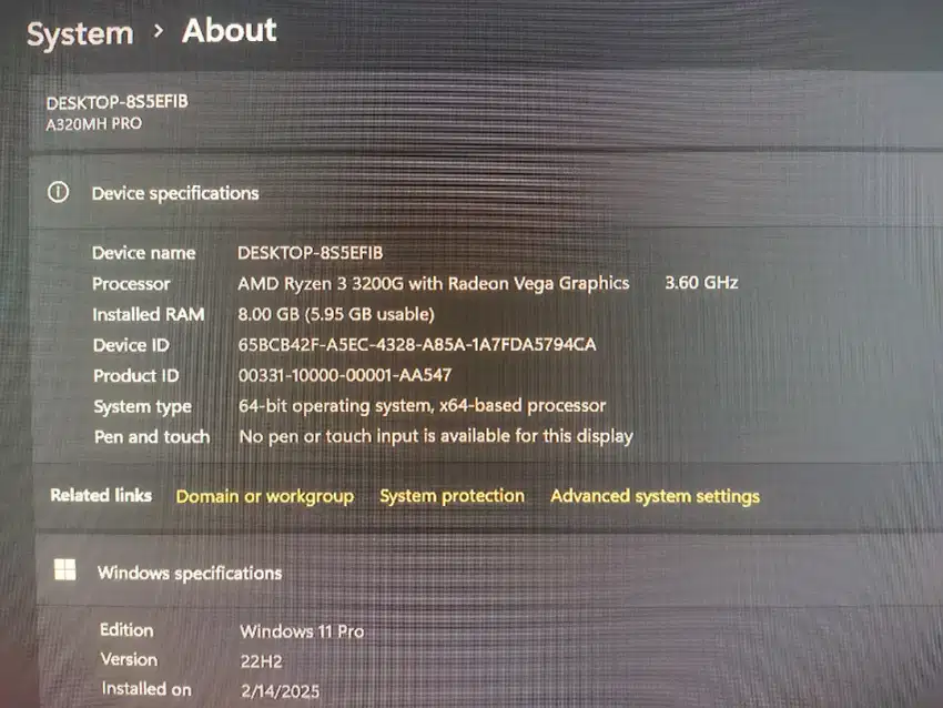 Dijual sepaket board am4, procie ryzen, memory ddr4