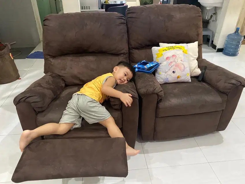 Sofa Lipat recliner Single 2 unit