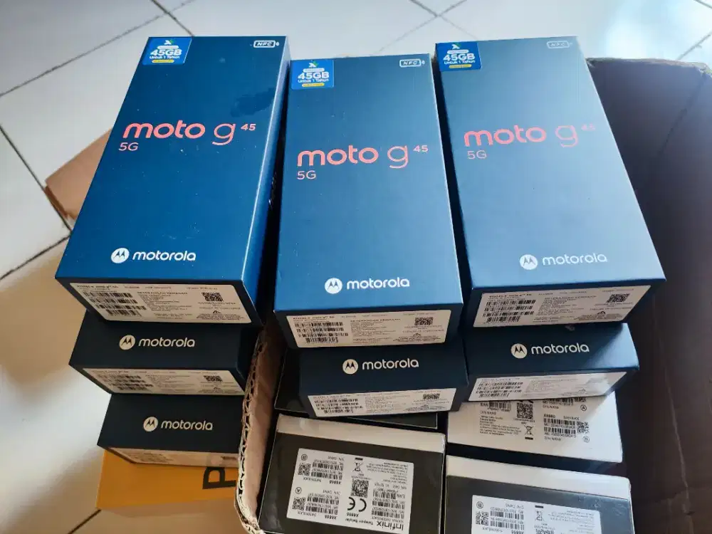 Motorola G45 5G NFC 8/256GB Snapdragon 6s Gen 3 Garansi Resmi