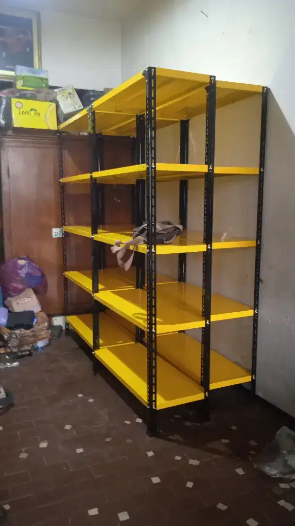 Rak besi siku serbaguna rak besi siku lubang rak besi siku 5 susun