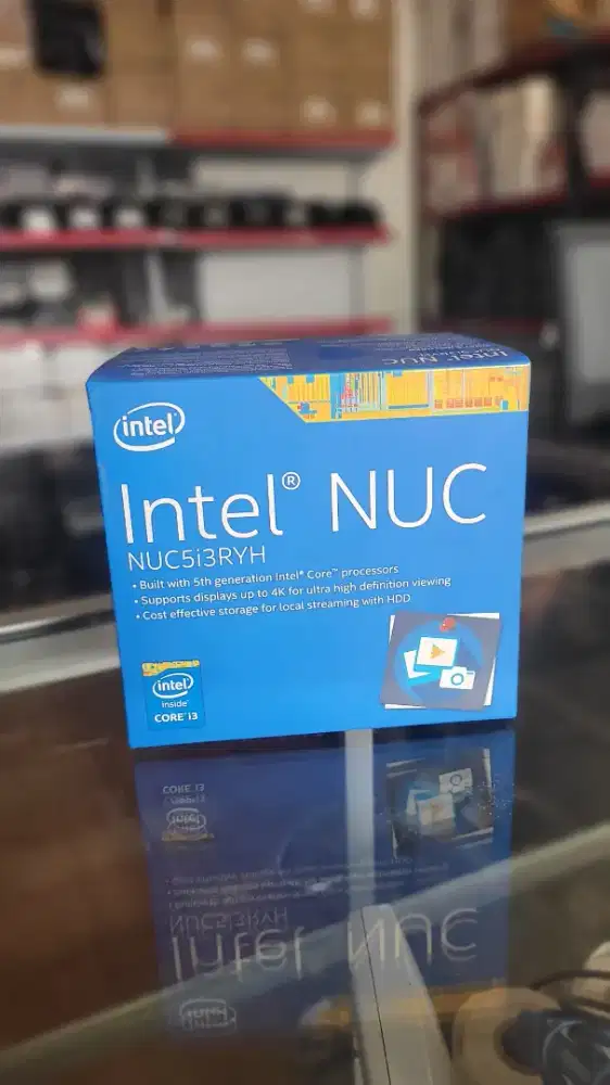 Pc INTEL NUC5i3RYH processor i3 5010U Gen 5 RAM
4GB HDD 500GB MULUS