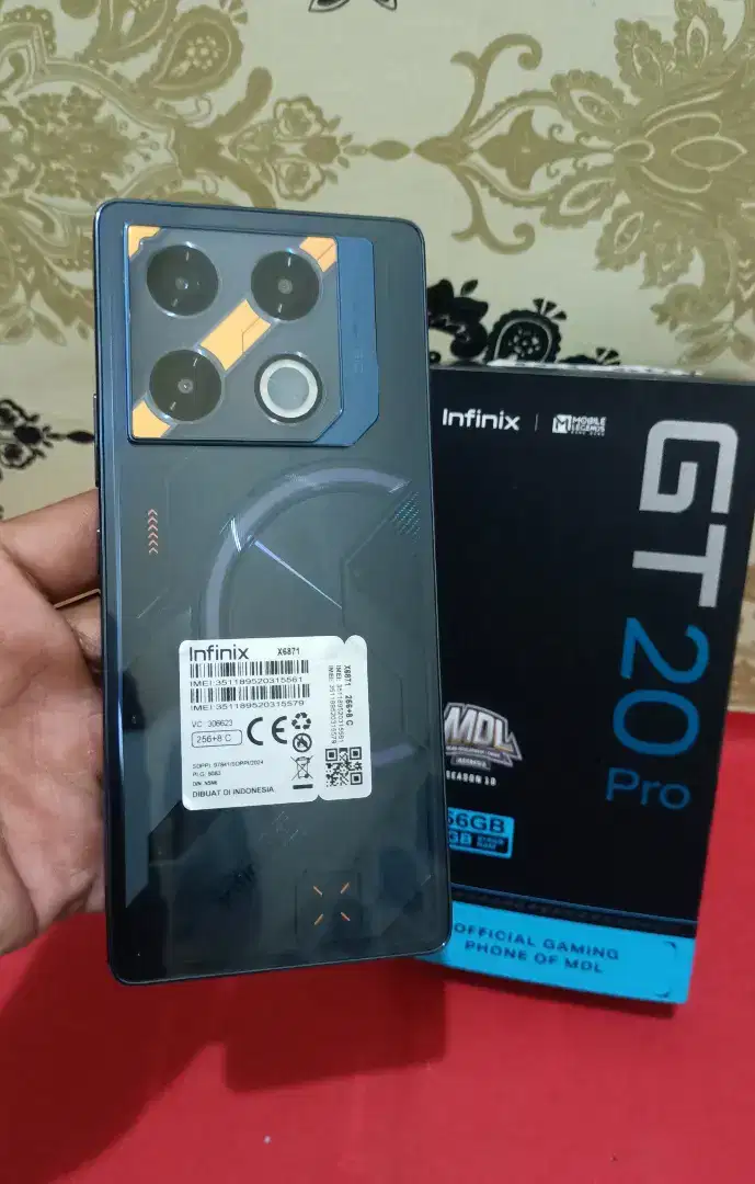 Infinix GT 20 Pro 5G 8/256 Resmi Fullset Mulus Normal Semua