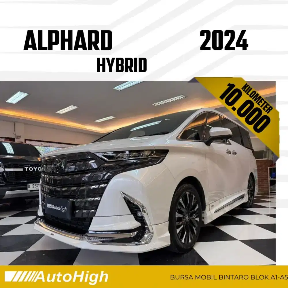 DP10% [Km10.000] Alphard Hybrid Modellista 2024 / 2025 White #AUTOHIGH