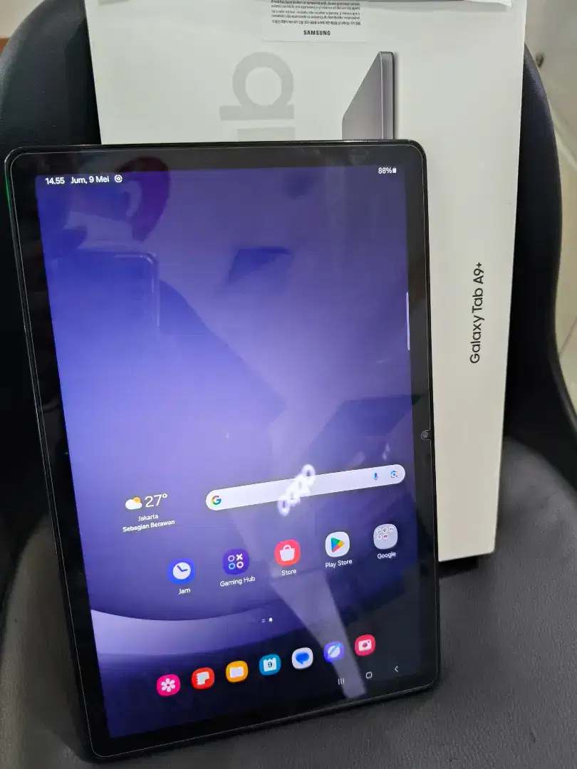 samsung tab a9 plus 8/128 fulset dan keyboard