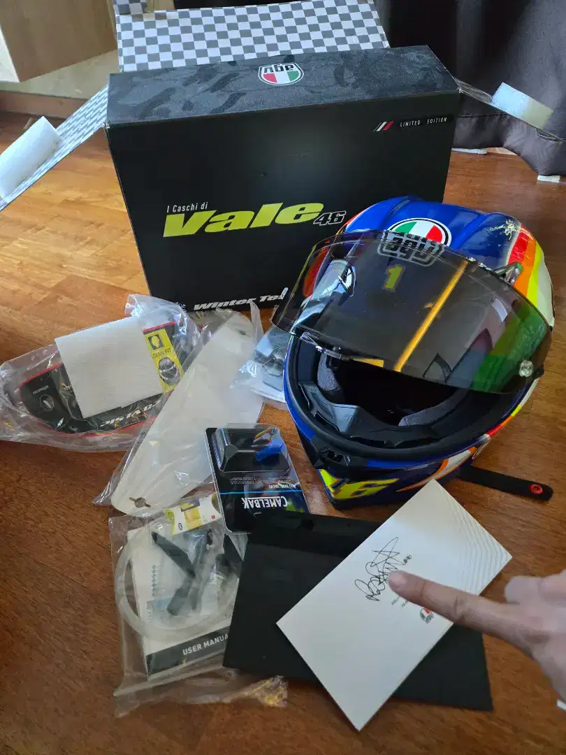 helm agv pista gprr wintertest 2005 original  xl