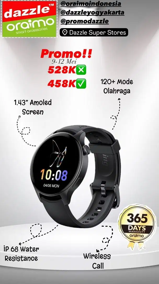 Smartwatch Oraimo OSW-42