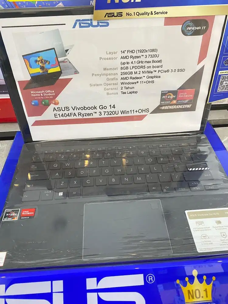 Jual laptop asus vivobook go 14