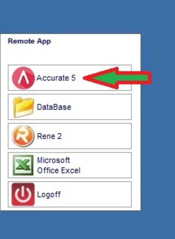 CARA MEMBUKA ACCURATE 5 DARI MANA SAJA LEWAT JARINGAN INTERNET