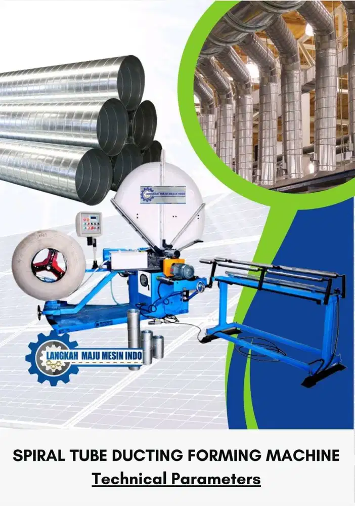 Steel Spiral Ducting Forming Machine