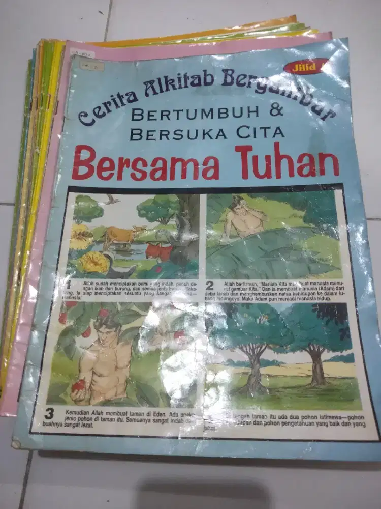 Komik Cerita Alkitab Bergambar Lengkap 15 Buku
