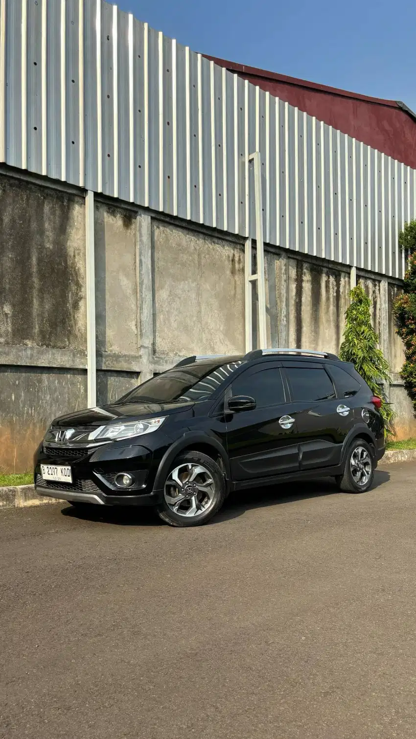 (TDP 15jt) Honda BR-V BRV B-RV Honda E CVT Matic AT 2018 Hitam KM LOW
