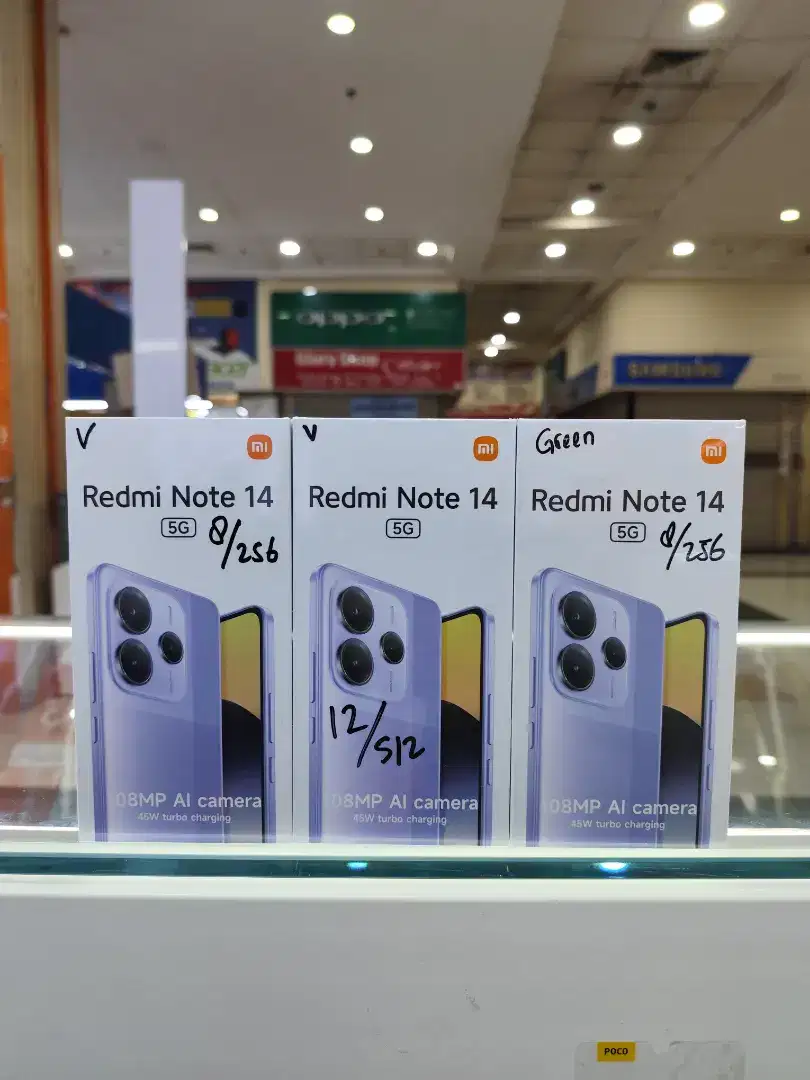 Cod Redmi note 14 5G 8/256 (Barang ORI, Garansi Resmi) Harga murah