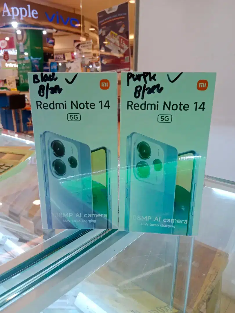 Xiaomi redmi note 14 5g 8/256 garansi resmi 1tahun