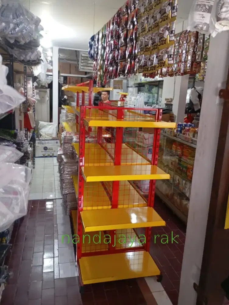 Aneka rak besi minimarket