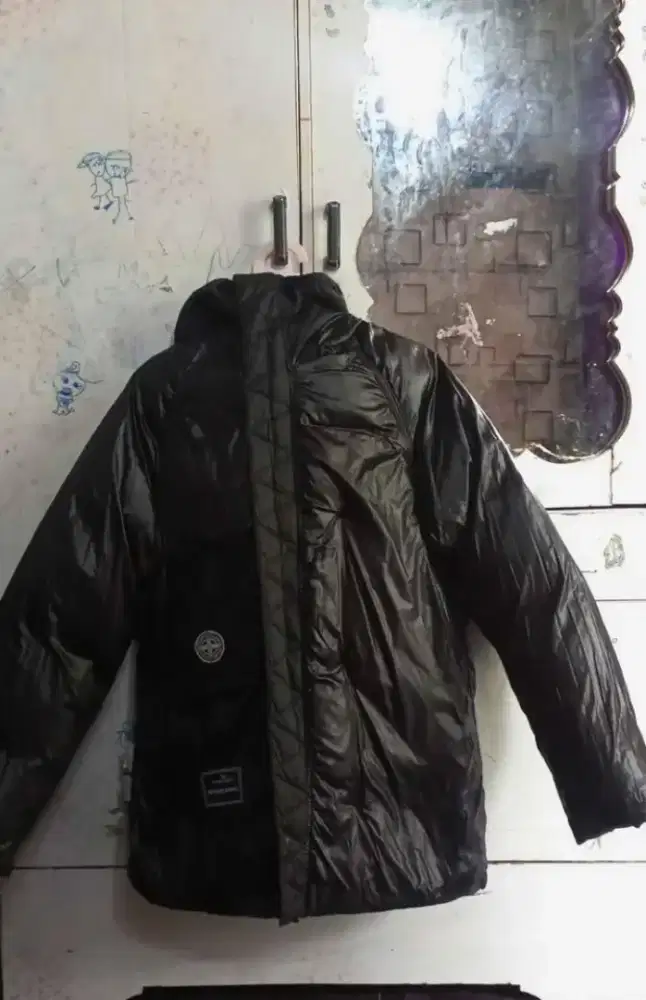 Jaket bulu angsa bulang goose down stone island