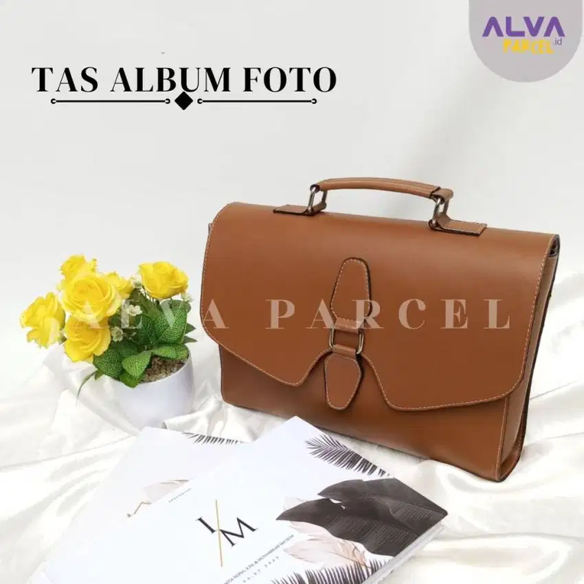Tas Album Foto Kulit Sintetis | Tas Album Foto Wedding Custom