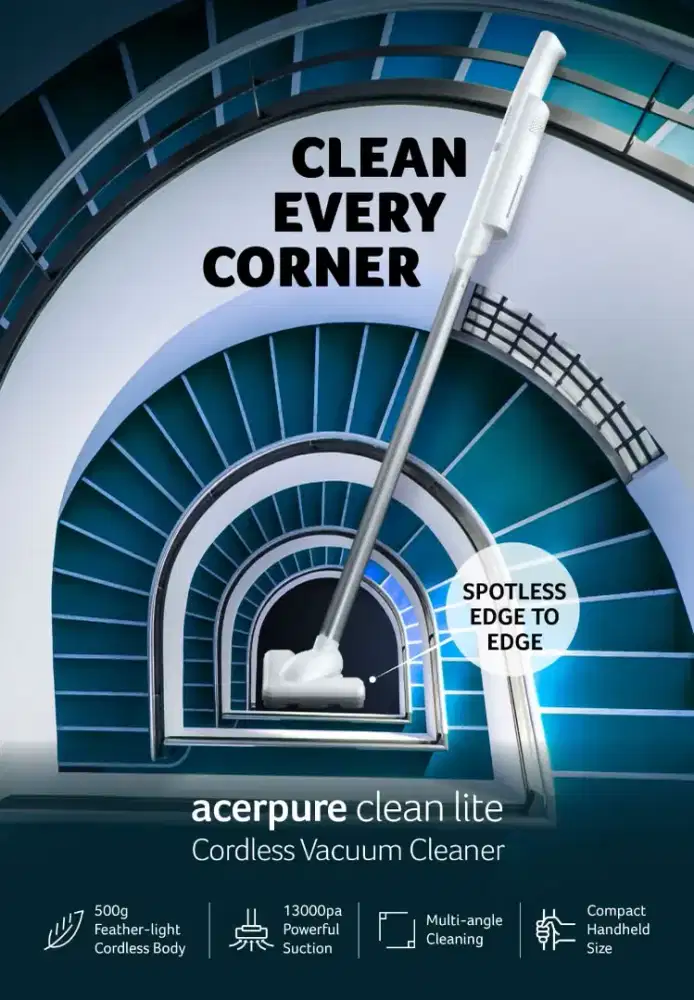 Acerpure Clean Lite
Cordless Vacuum Cleaner
HV312-10W