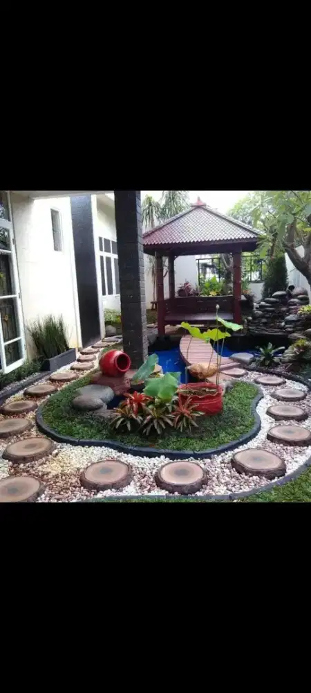 Jasa taman Tangerang / bikin taman / tukang taman minimalis
