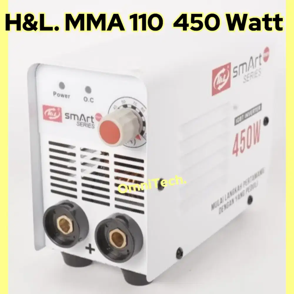 H&L Trafo Travo Mesin Las Listrik MMA 110 V2.0 Inverter Mini 450 Watt
