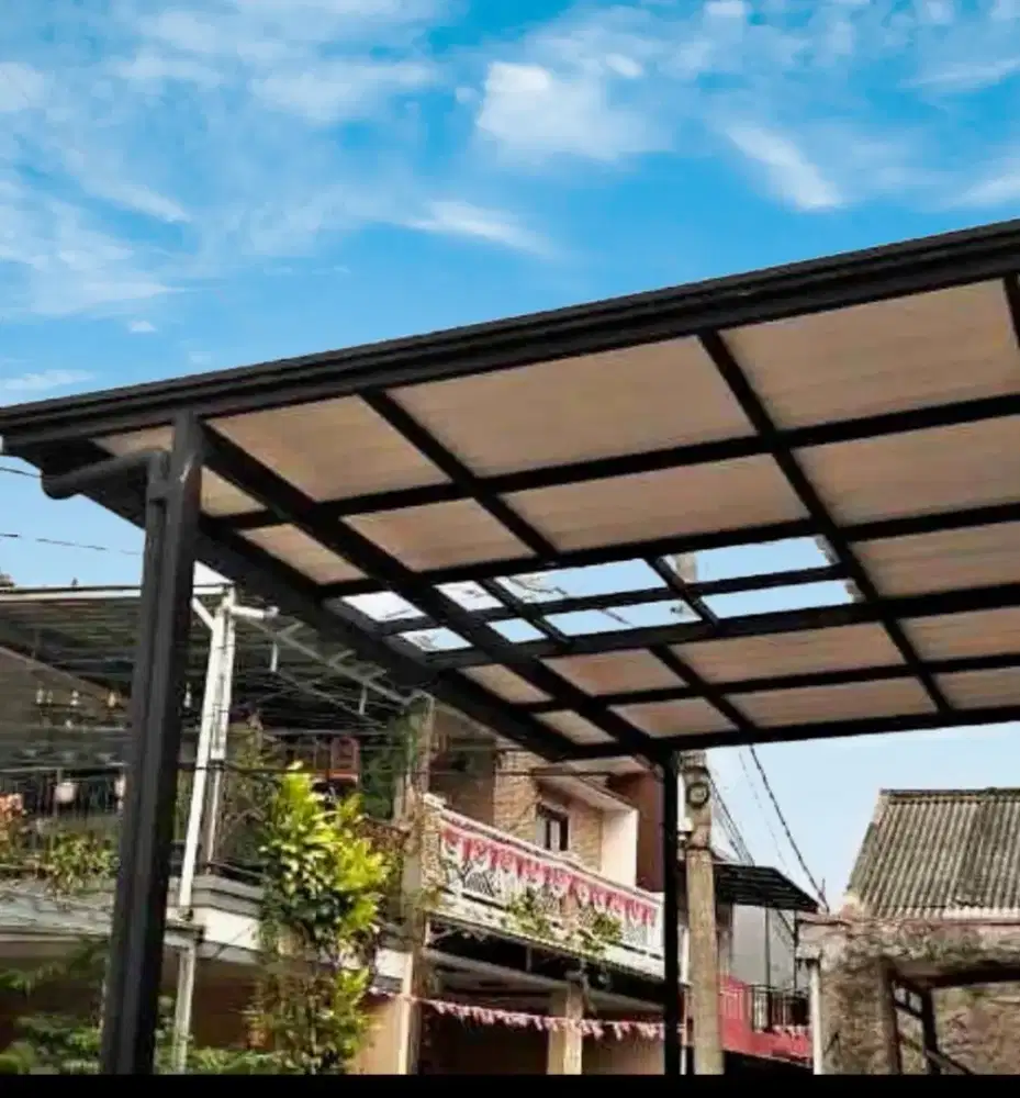 Kanopi alderon semi transparan