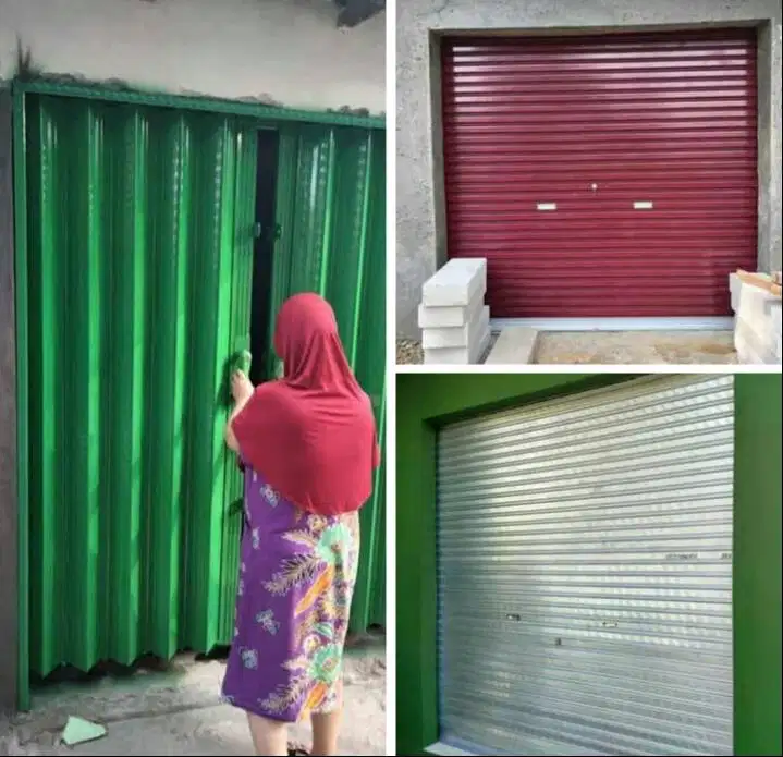 Pintu rolling door dan folding gate