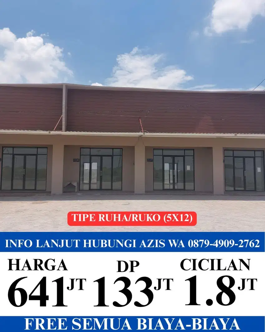 Jual ruko baru siap huni java residence cluster 2 krian sidoarjo