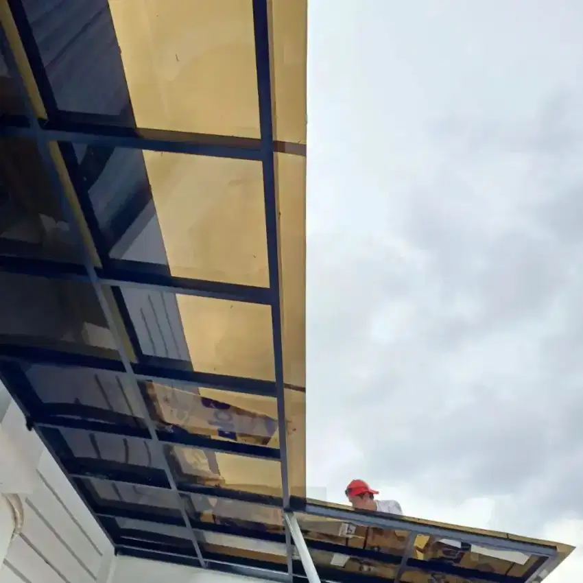 Kanopi atap solar flat 1.2 Mili