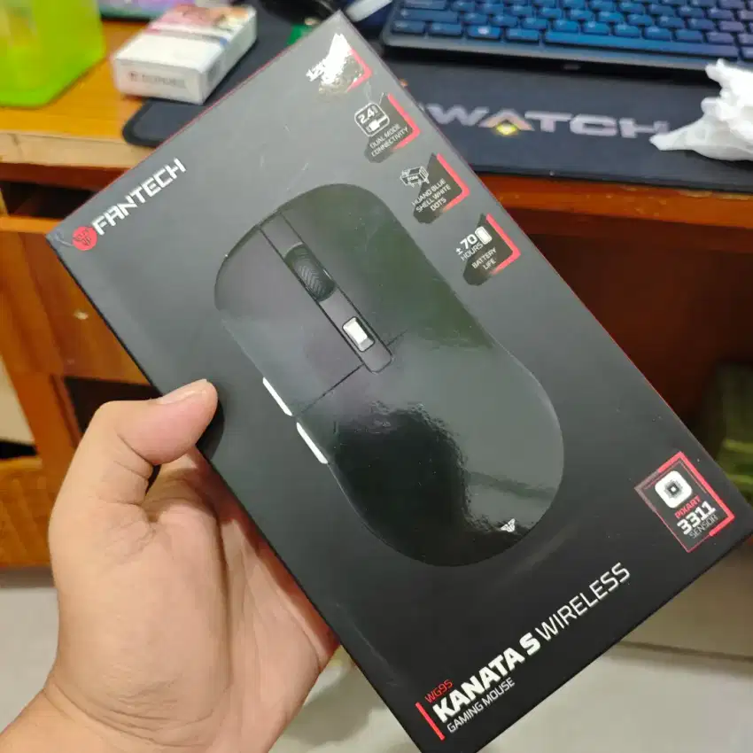 Mouse Gaming Wireless Fantech Kanata WG9S BNOB