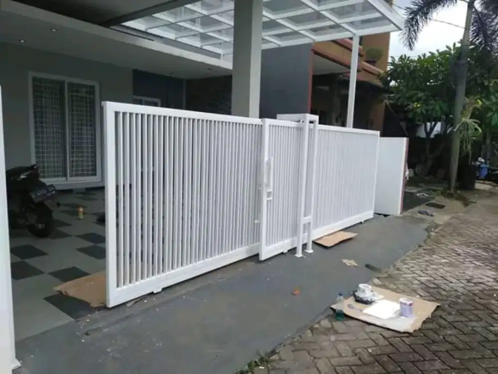 Pagar minimalis standar biasa