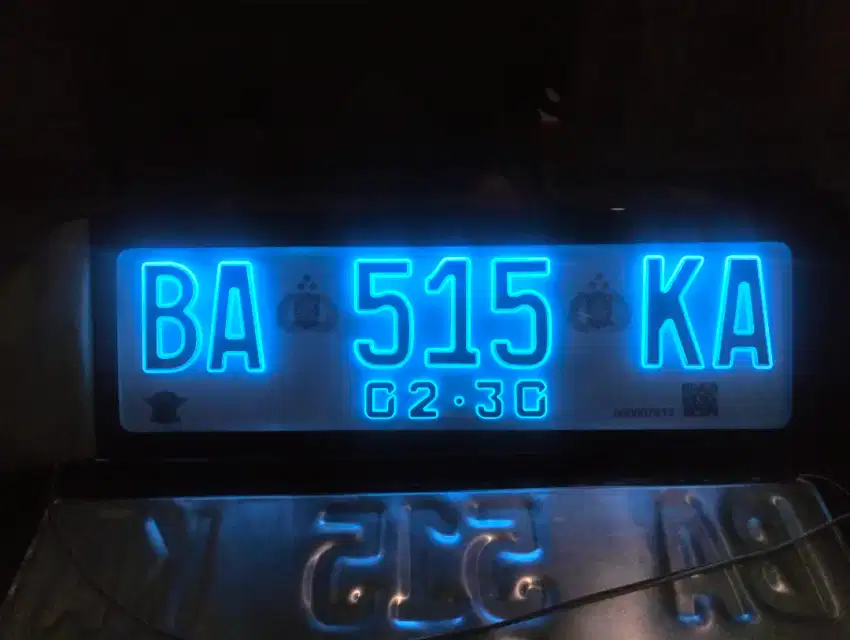 Plat akrilik lampu custom