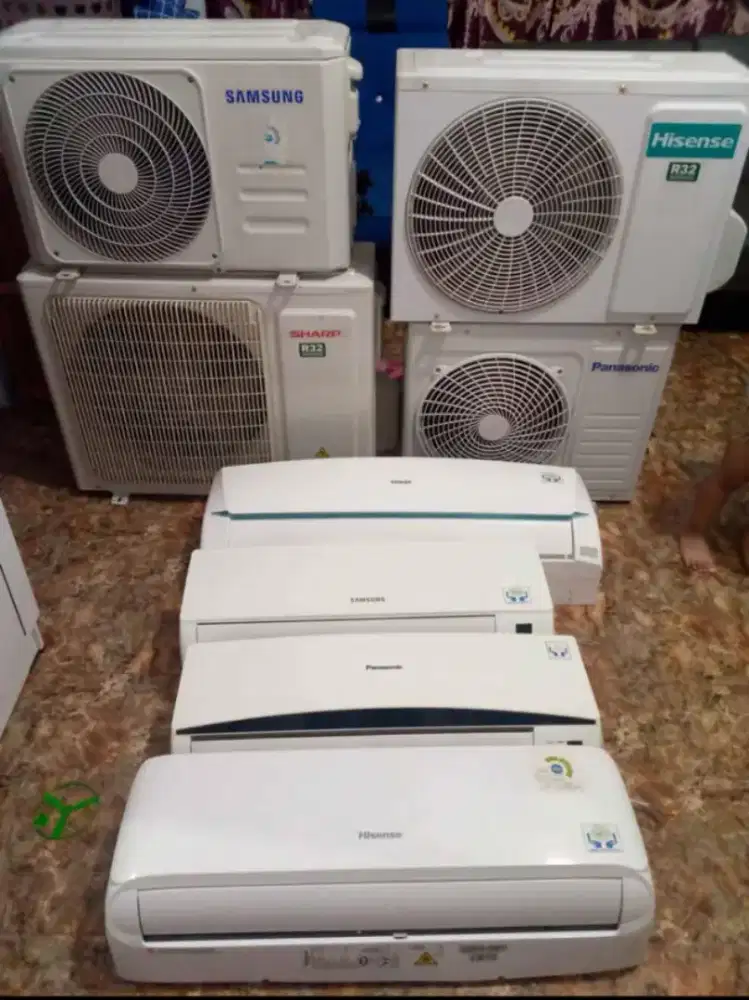 AC 1/2pk s/d 1pk plus pasang harga bervariasi  mulai 1,9