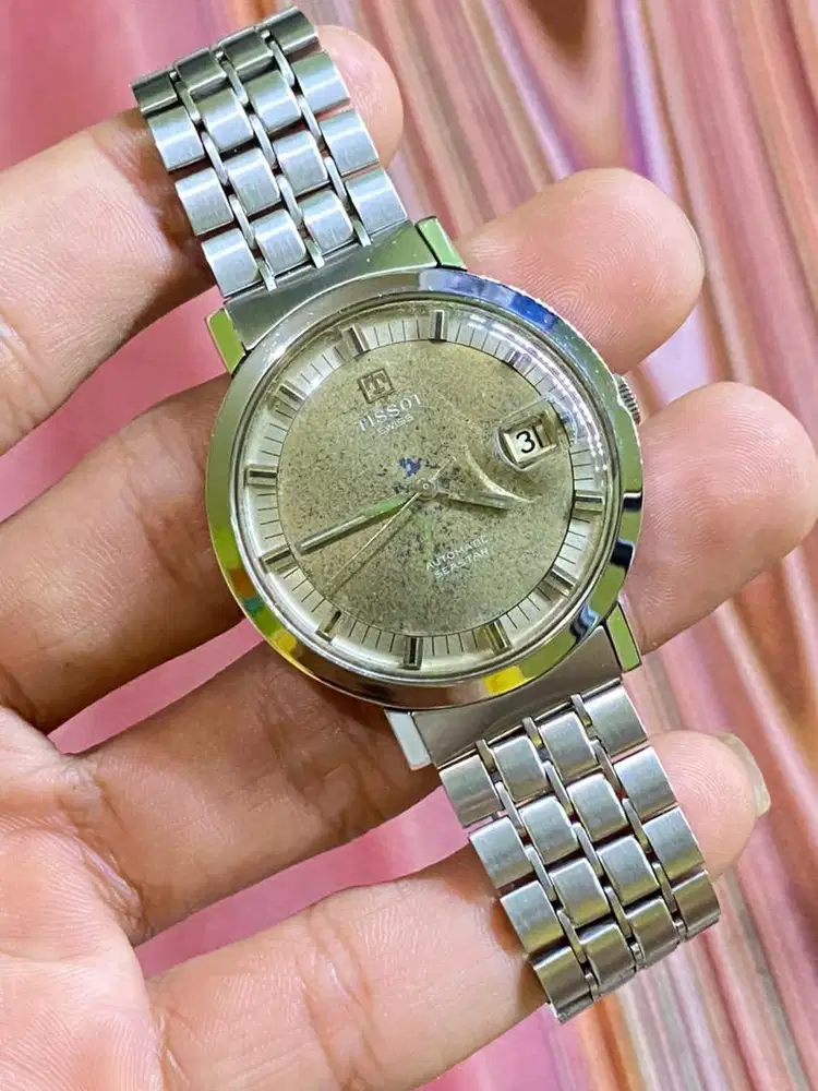 Jam tangan tissot seastar platina all original