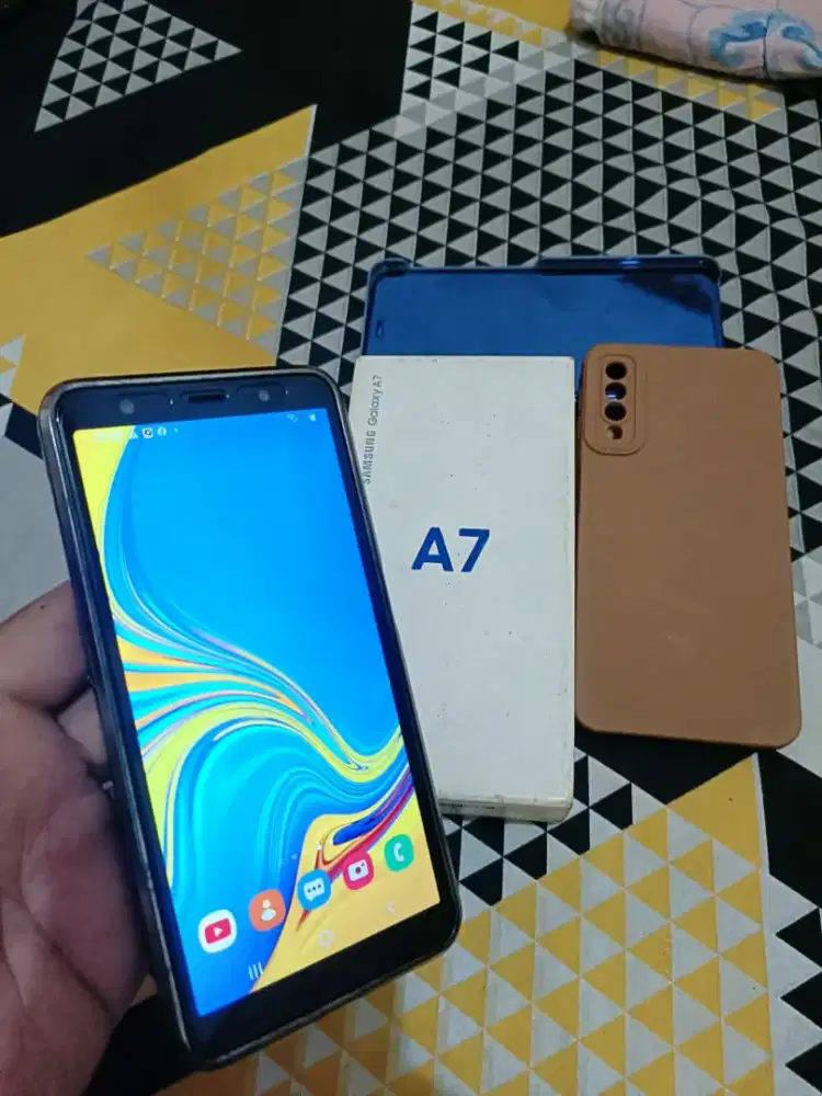 Samsung A750 ram 6/128 GB fullset