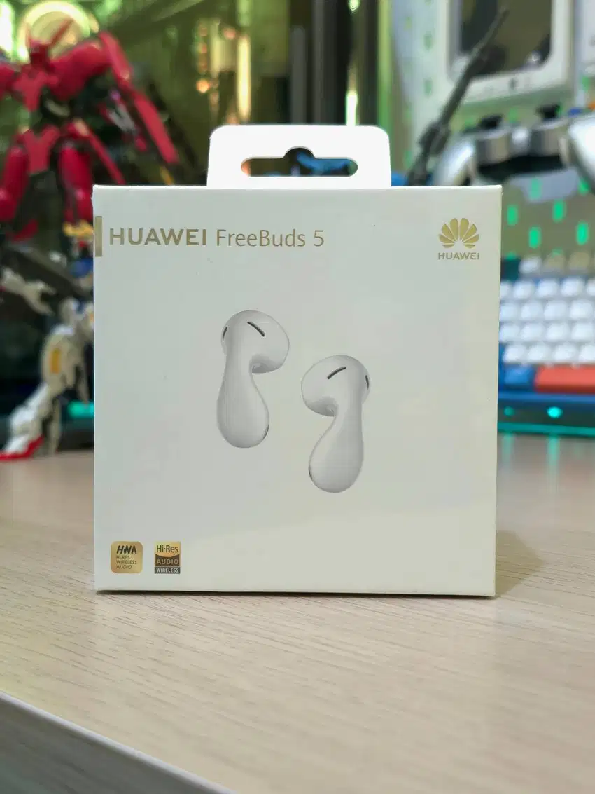 HUAWEI FreeBuds 5 Warna Ceramic White Baru dan segel