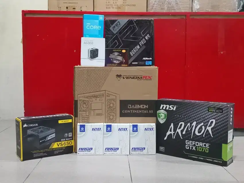 PC Core i3 Gen12 Gaming, Editing, Desain Grafis, Dll