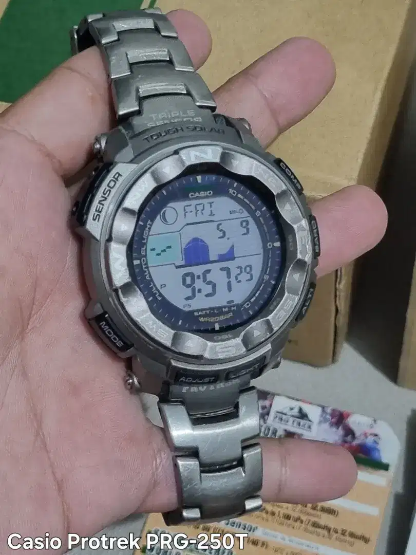 Casio Protrek prg250t titanium