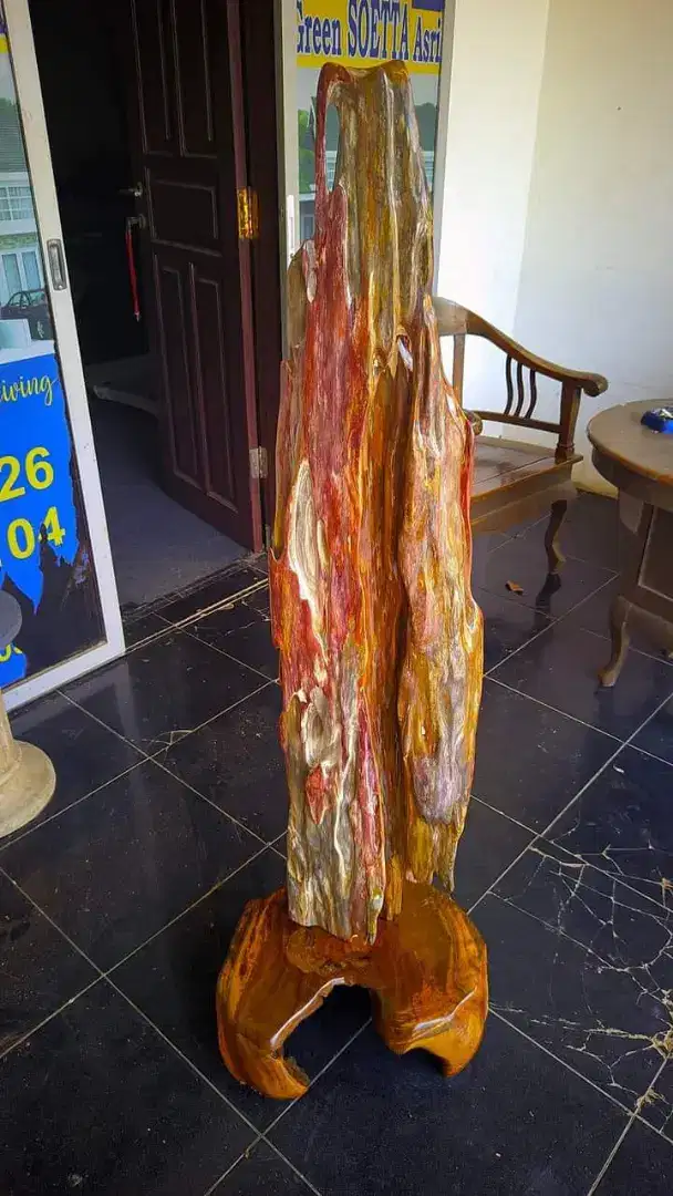 Batu fosil  Langka utk hiasan Boss