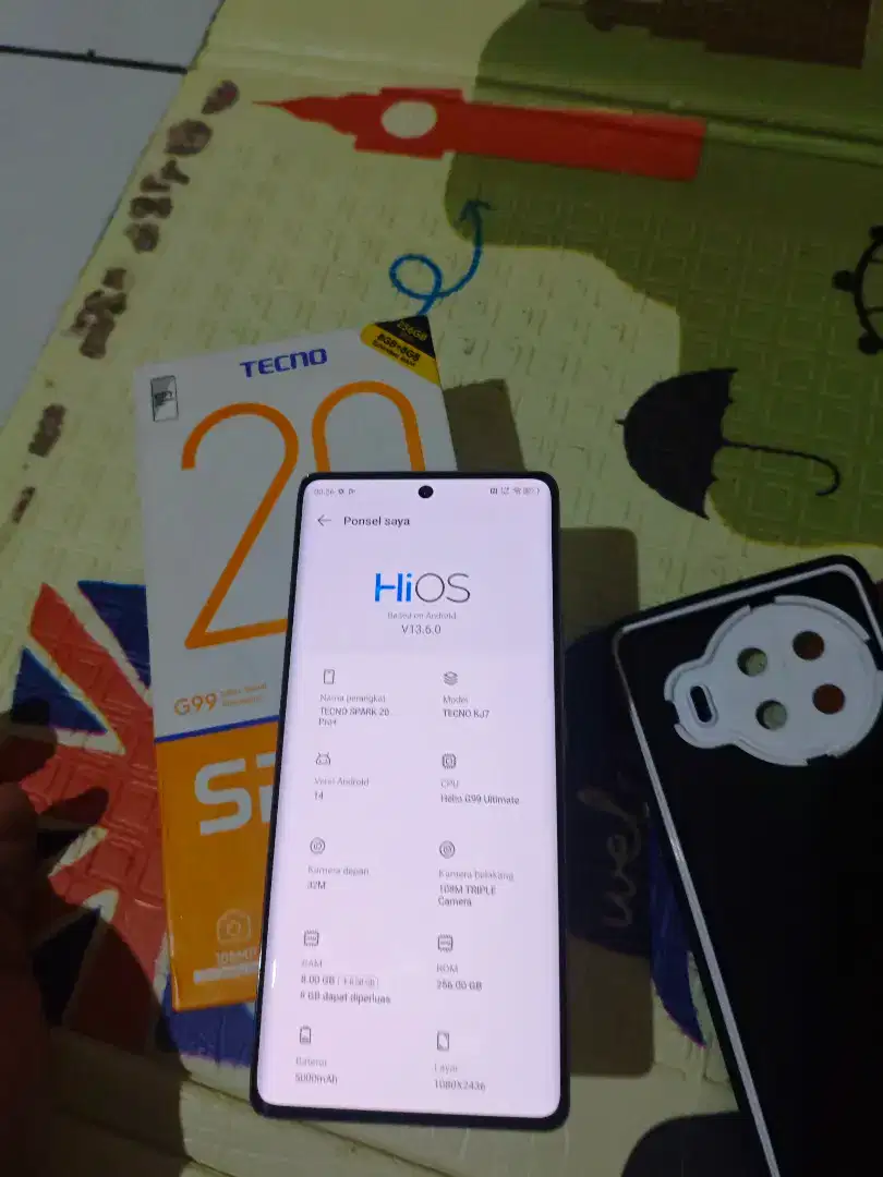 Tecno spark 20 pro+ 8/256