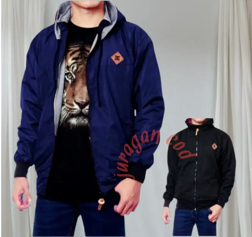 JAKET PRIA PREMIUM BOLAK BALIK 2IN1