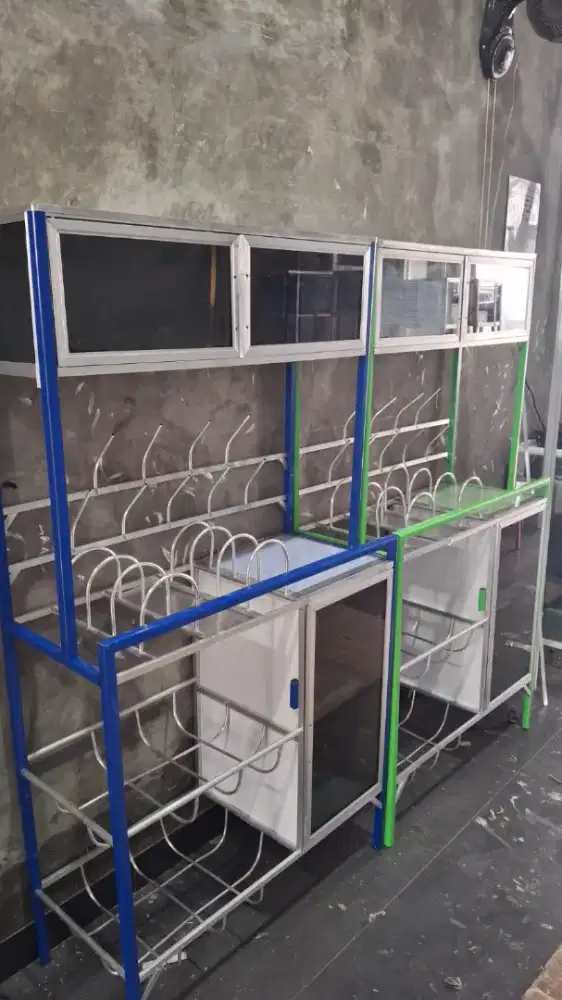 Rak piring AS alumunium freeongkir bayar cod