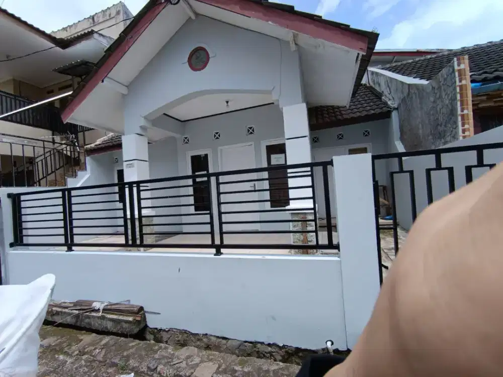 Jual rumah type 45 , bebas banjir,air pompanya bagus