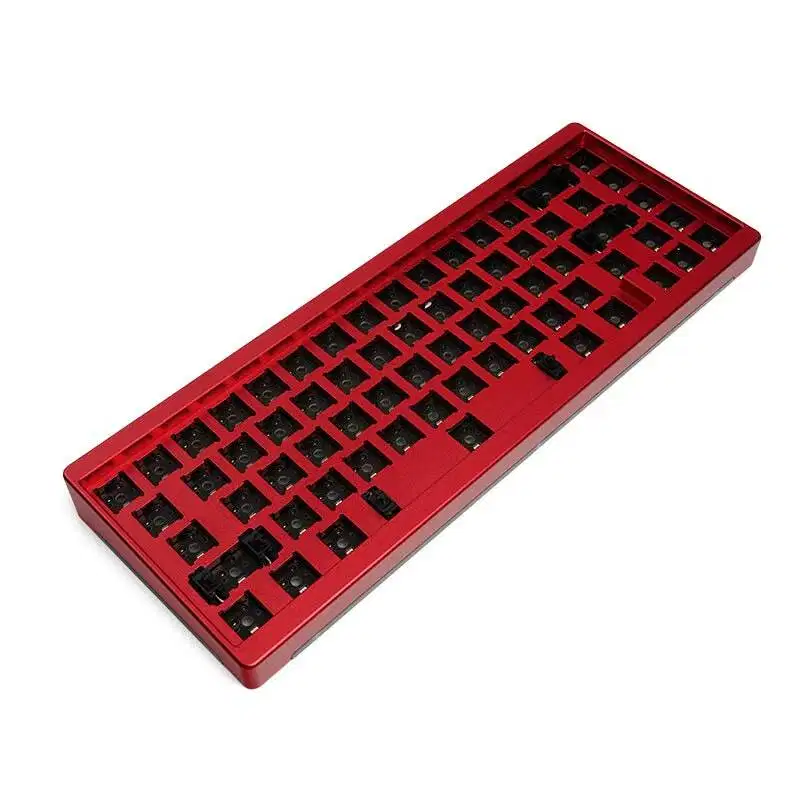 Idobao id67 67 keyboard mechanical red aluminium limited barebone