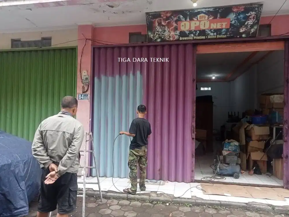Pasang & perbaikan folding gate ruko profesional, Tiga dara teknik