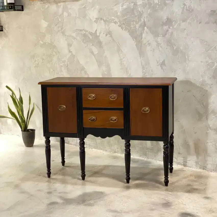 Jual console table full jati / kayu solid