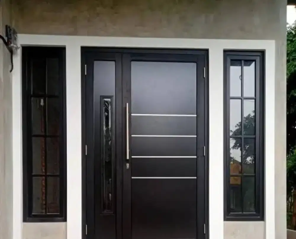 Jendela aluminium dan kaca