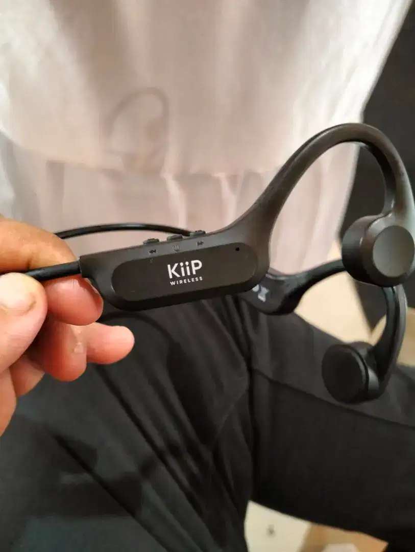 Headset bluetooth kiip dts 10 bone conduction(like new)
