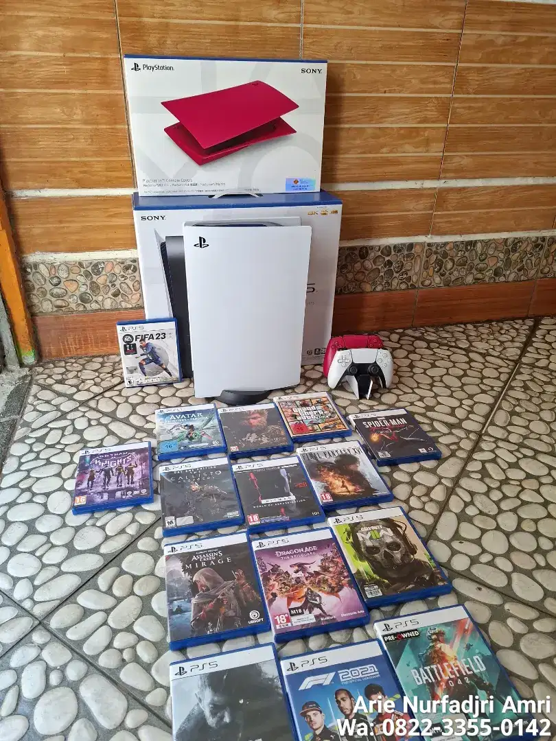 PS5 DISK RESMI INDO FILLSET CFI 12 BISA TUKER TAMBAH